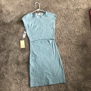 NWT Aritzia Wilfred Free Cut-Out Knit Mini Dress